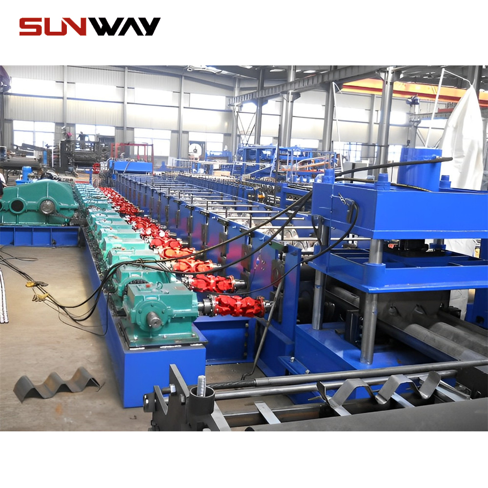 Three Waves Highway Guardrail Machine