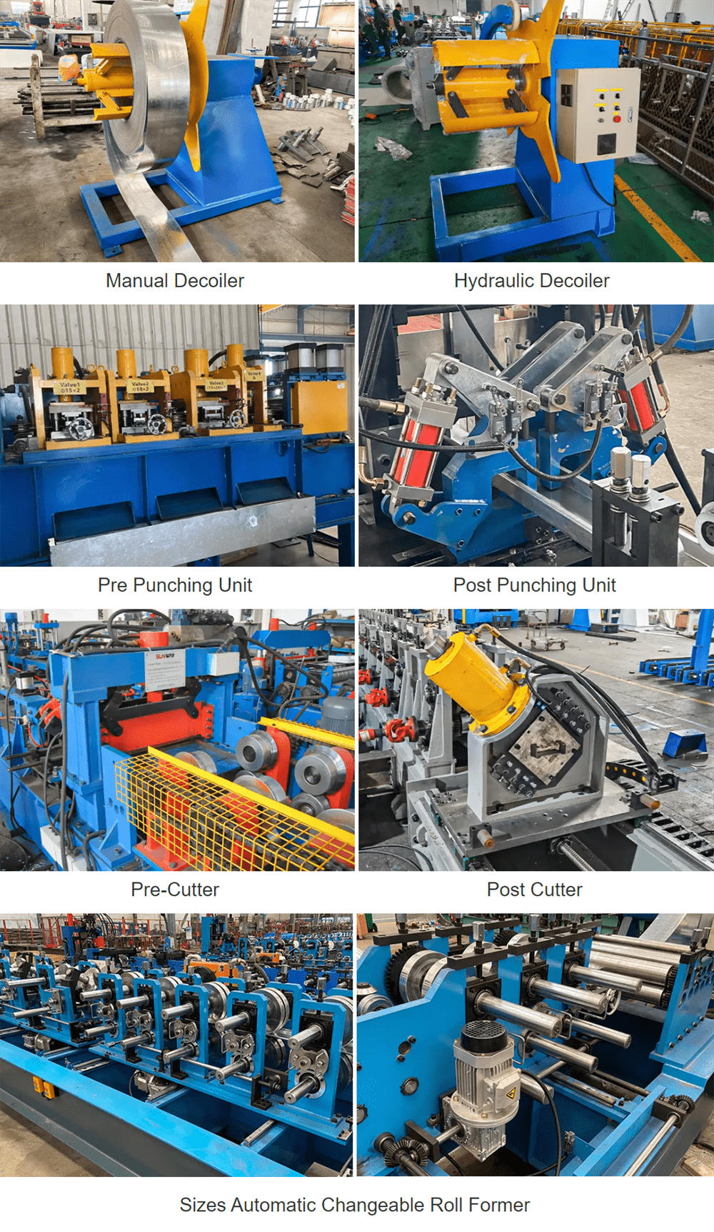 Auto Size Changeable Sigma Purlin Roll Forming Machine 6 Product Details